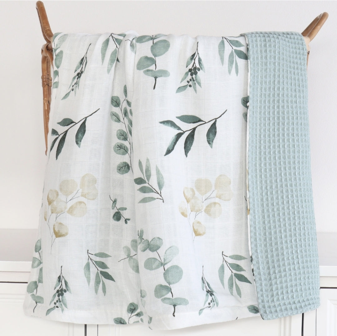 Leaf Waffle Double Sided Blanket