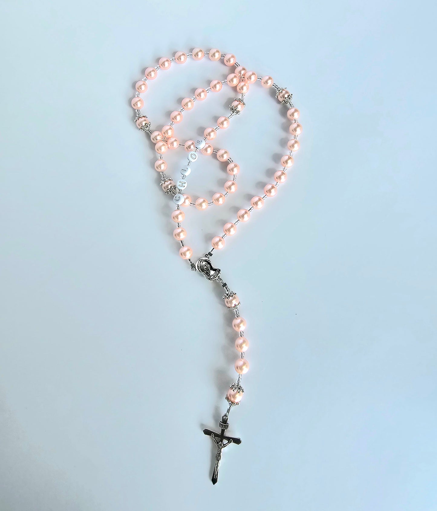 Pink Pearl Rosary