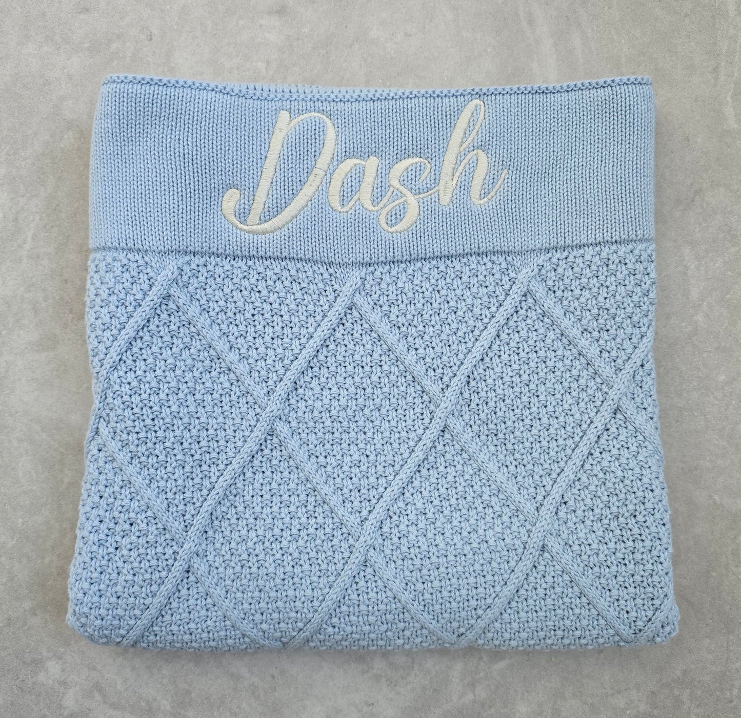Blue Pattern Blanket