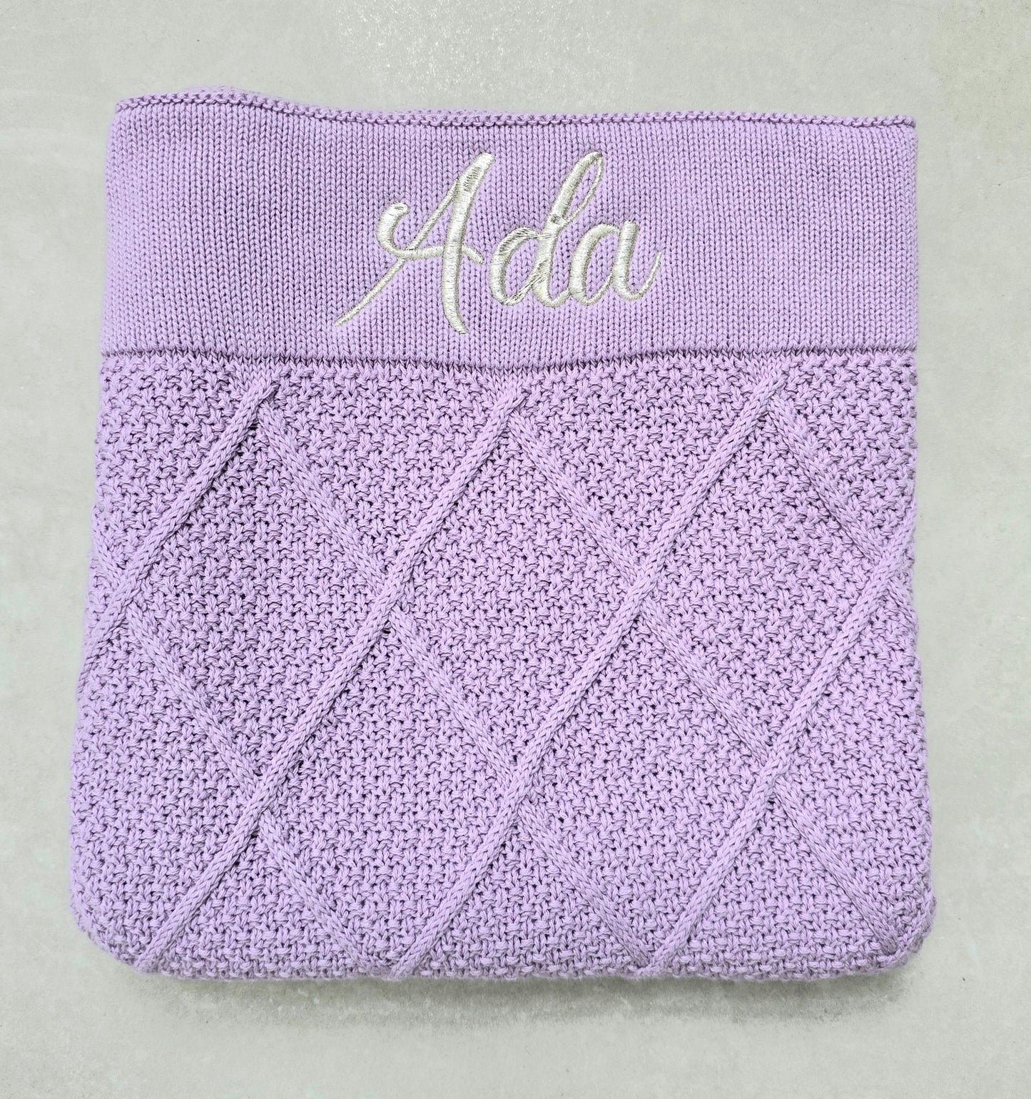Lilac Pattern Blanket