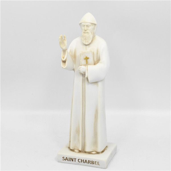 Saint Charbel Bible Statue