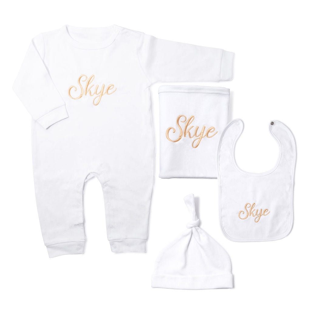 White Onesie Set