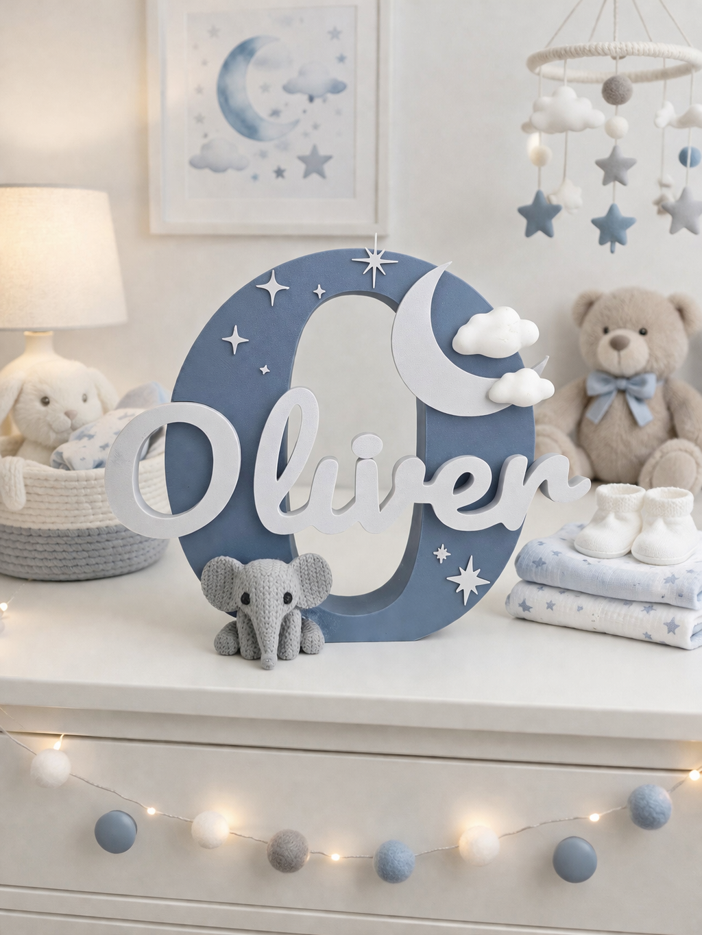 Elephant Name Plaque