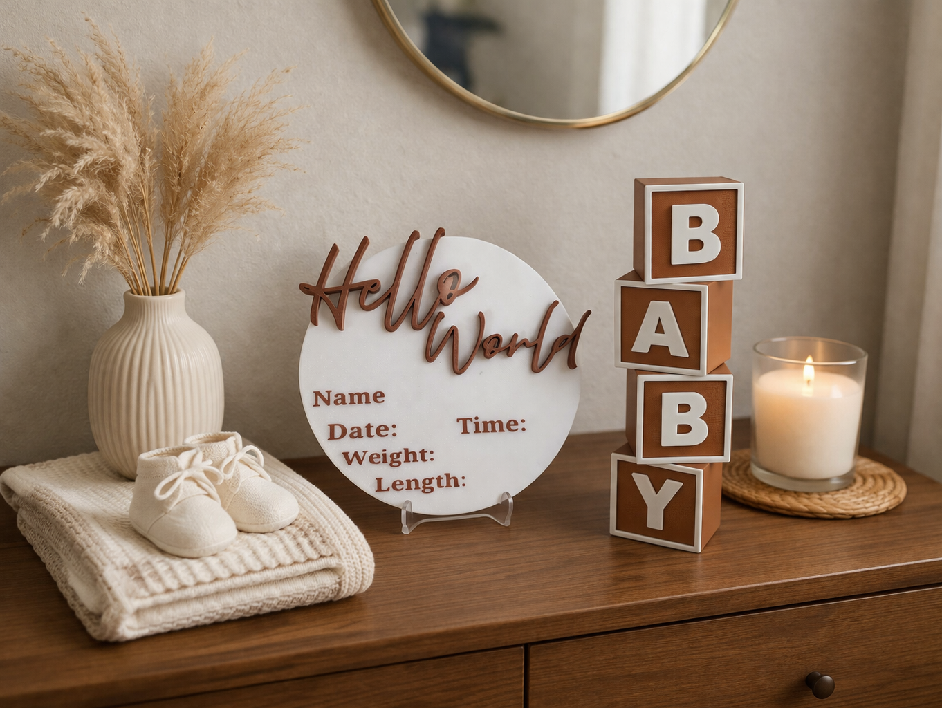 Hello World Plaque