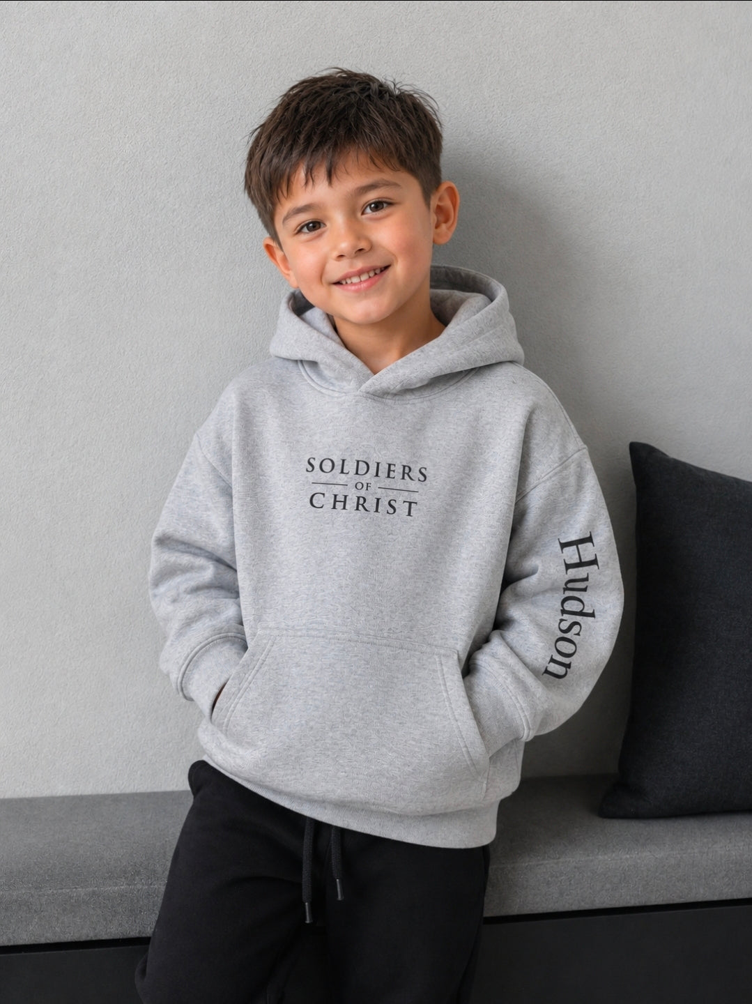 2 CORINTHIANS 5:17 PERSONALISED KIDS HOODIE