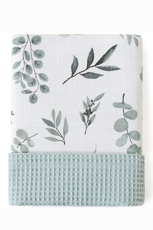 Leaf Waffle Double Sided Blanket