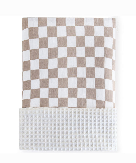 Chequered Waffle Double Sided Blanket