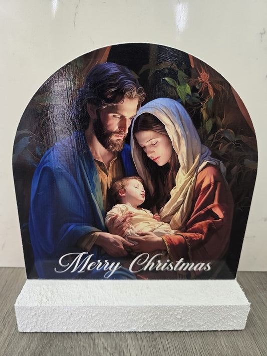 Wooden Religious 
CHRISTMAS ICON 1