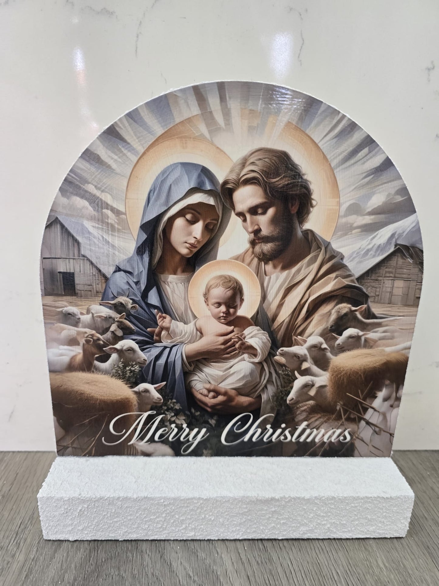 Wooden Religious CHRISTMAS ICON 2