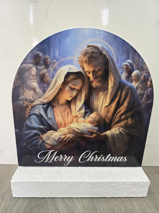 Wooden Religious CHRISTMAS ICON 3