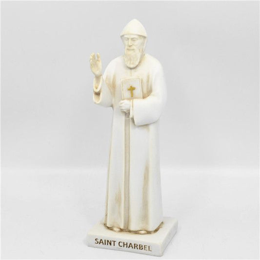 Saint Charbel Bible Statue