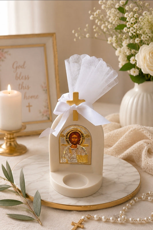 12X JESUS TEA LIGHT CANDLE HOLDER