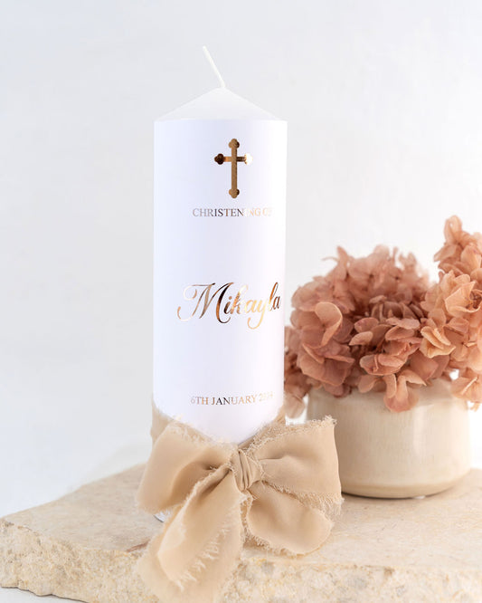 Christening Candle (OPTION 1)