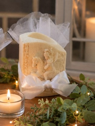 ST GEORGE TEA LIGHT HOLDER