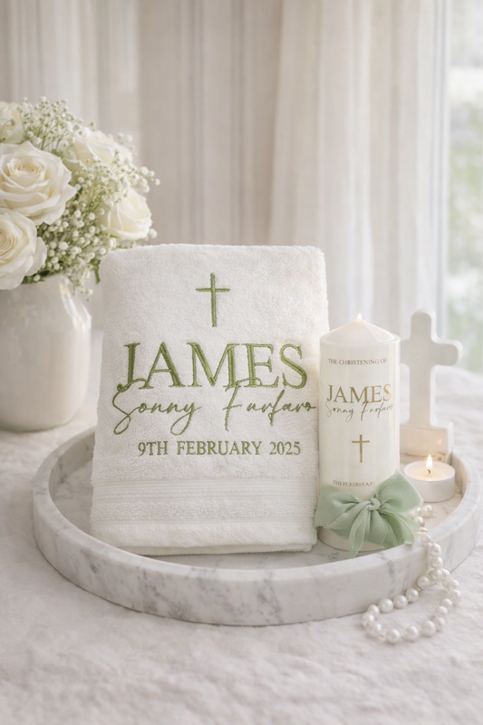 Christening 2 piece set