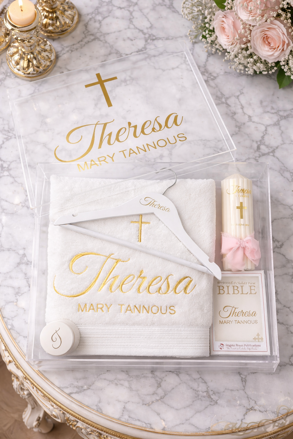 Christening Square Box Set (OPTION 2)