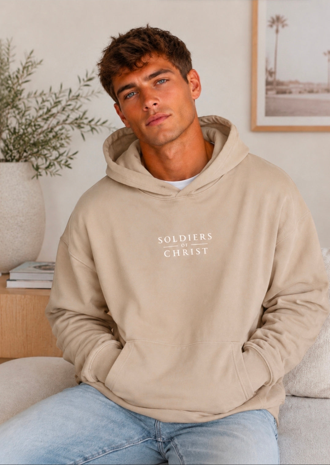 JOSHUA 1:9 MENS HOODIE