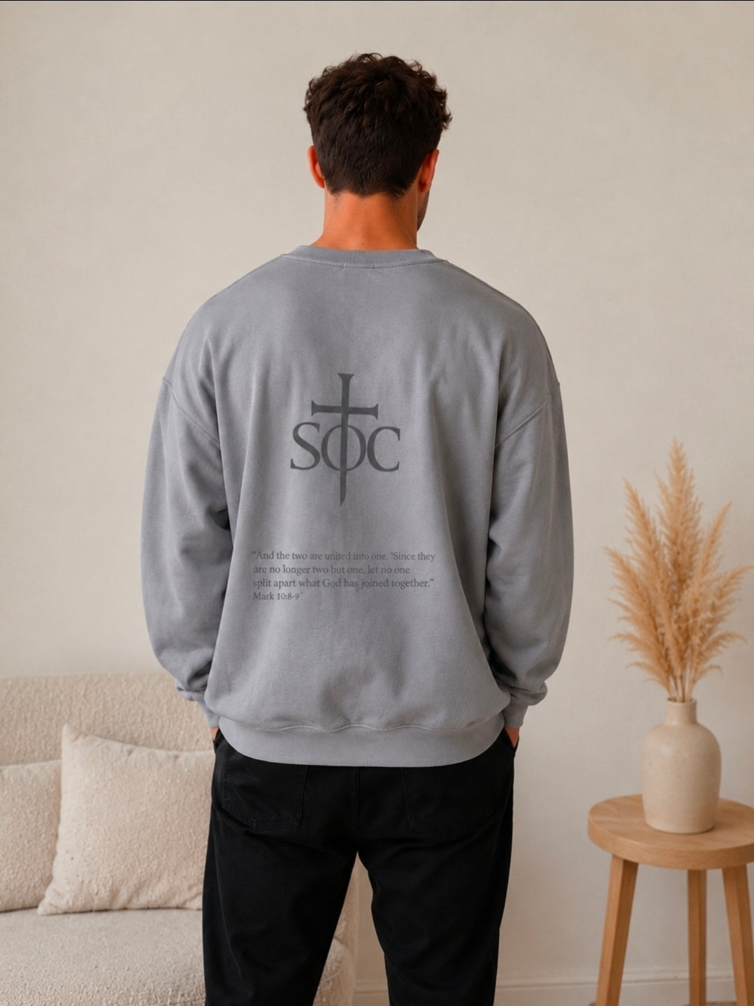 MARK 10:8-9 MENS JUMPER