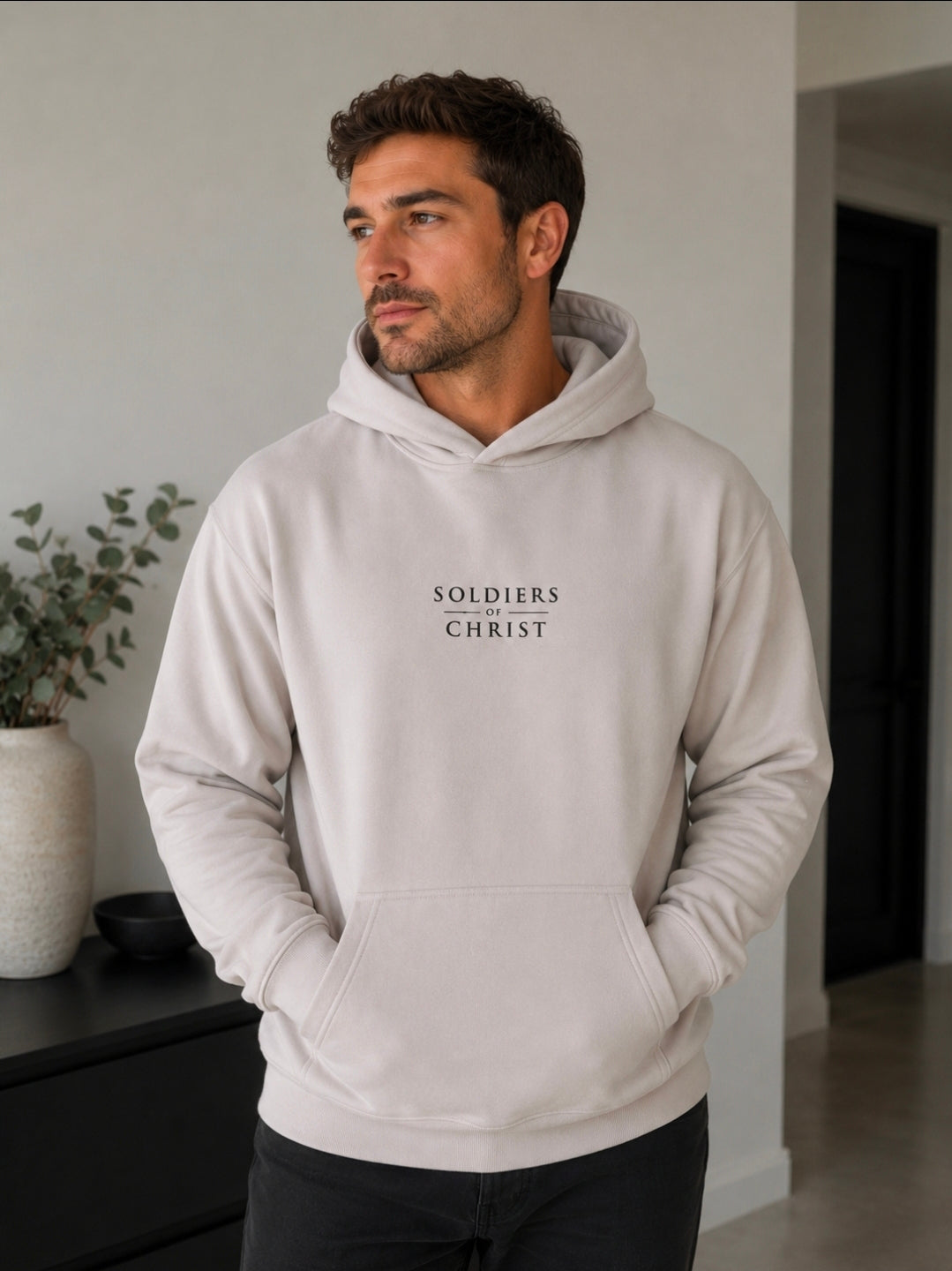 PSALMS 107:14 MENS HOODIE