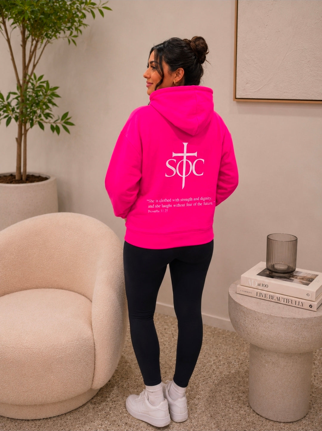 PROVERBS 31:25 LADIES HOODIE