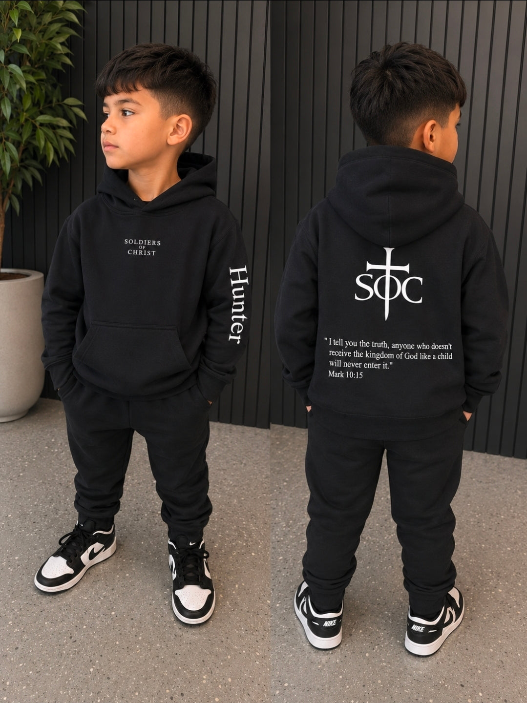 2 CORINTHIANS 5:17 PERSONALISED KIDS HOODIE